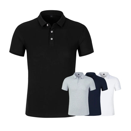 Wholesale Custom Embroidered Printed logo 100% Cotton Polyester Men's Golf Polo Shirt