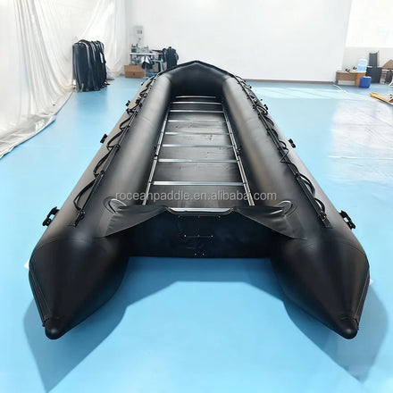 30 Person 1.2mm Pvc Material Aluminum Floor Inflatable Boat with Ce Certificate