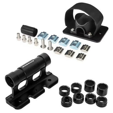 RIDERACE Bike Fork Mount Car Roof Rack Support Quick Release Thru Axle Carrier Road Bicycle Front Fork Block Stand Holder Mtb