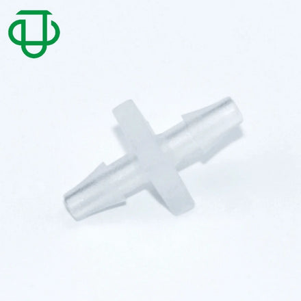 Mini 1/8 Inch 3.2mm Barb to Barb 2 Way Tubing Fittings I Shape Straight Hose Barbed Tube PP Connector