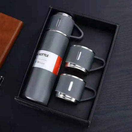 304 Stainless Steel Smart Thermos Cup Sets Gift Packaging Insulated Sublimation Coffee Mug Vacuum Flask Travel Large Capacity