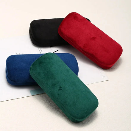 Velvet Metal Glasses Case Customized Logo Sunglasses Flocking Iron Box