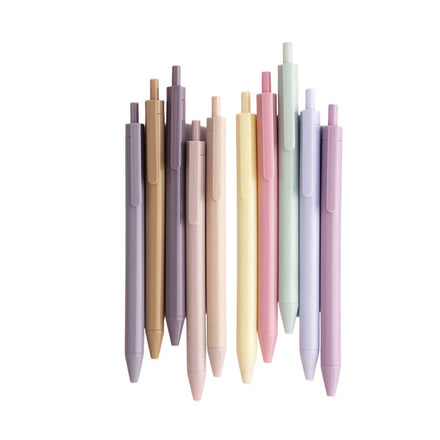 New Cute Candy PlasticMorandi Ballpoint Pen School Student Gel Pen Stationery Supplies Customize logo 1.0mm Ball with Blank Ink
