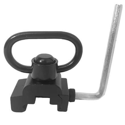 Hunting Accessories Black Push Button Sling Swivel Screws Studs Base Mount Push