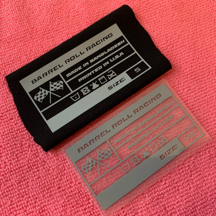 Promotional clear PET Film Heat Transfer Label for Sports Equipmentcold Peel Brand Heat Transfer Sticker for Laundry