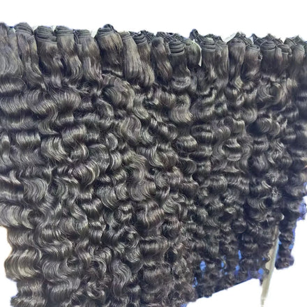 32 34 Inch Long Natural Cuticle Aligned Water Wave Human Hair Bundle With Closure 100% Remy Human Hair Bundles