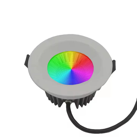Benory 12W 24V Ip65 Waterproof LOXONE Tree PWM Recessed Ceiling Spot CCT Dimmable DALI DT8 KNX GVS DMX RGBW Smart Led Downlight