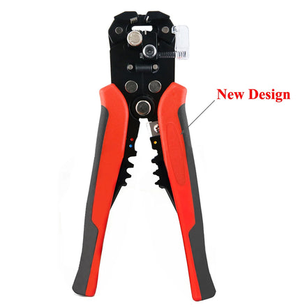 YUHANG DIY Grade Multifunctional Automatic Wire Stripper Self Adjusting Steel Metric Measurement System 24-10 AWG Stripping