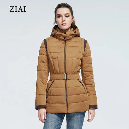 New Short Winter Jacket Warm Fashion Windproof Jacket Removable Sleeve Vest Two-piece Wholesale Ladies Winter Jackets