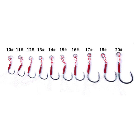Tail Single Assist Hook Japanese Fishing Jig Circle Hook