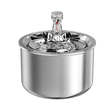 2l Stainless Steel Water Drinking Smart Cats Fountain Running Automatic Pet Drinking Water Fountain Dispenser With Sensor