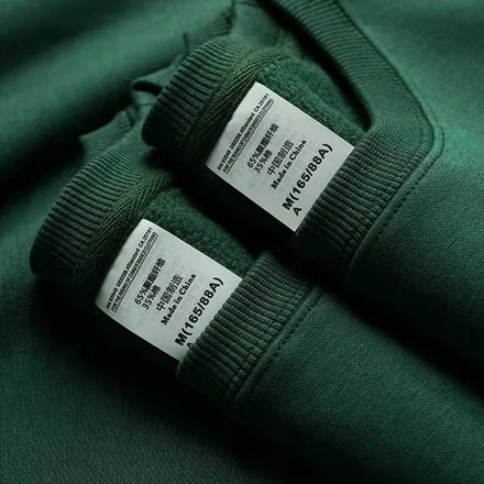 Polar Fleece Thermal Crewneck Sweatshirt Men Casual Wear Blank Plain Custom Logo Men Gym Sweatshirts