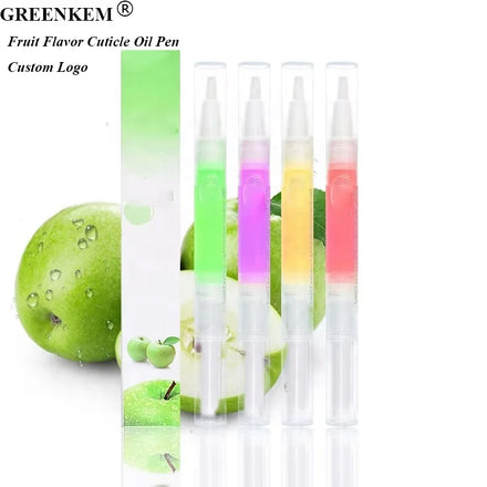 Custom Logo 15 Styles Fruity Smell Nail Cuticle Oil Pen Soften Brush Pen Manicure Tool Cuticle Oil for Nails