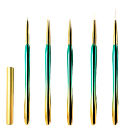 Socheal Patent Liner Nail Brush 5mm 7mm 10mm 11mm 15mm Durable Nylon Head for Nail Art
