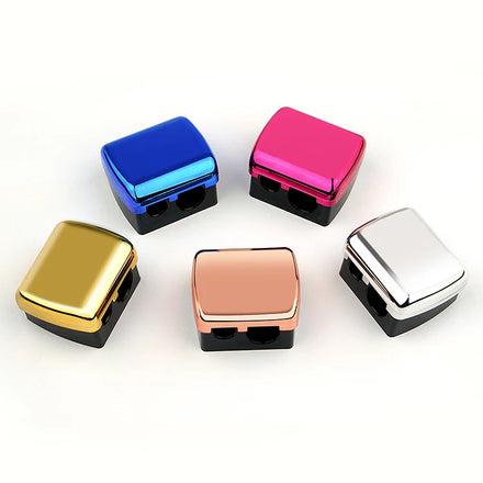 Colorful Fashionable Plastic Makeup Eyebrow Pencil Sharpener Personalized Cosmetic Lip Pencil Sharpener