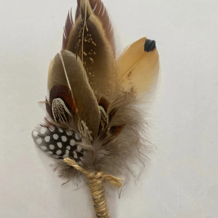 Custom  Real Feather Trim Hat Pin Hat Feather Trim for DIY Craft Men Cowboy Fedora  Hat Costume Cosplay Millinery Hair Accessory