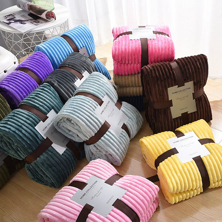 Sherpa Flannel Fleece Minky Custom Blanket Printing Double Bed Plush Blankets