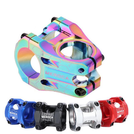 MEROCA Bike Stem Mtb Mountain Short Stem 31.8*35mm Aluminum Alloy Hollow Road Bike Mountain Bicycle Stem
