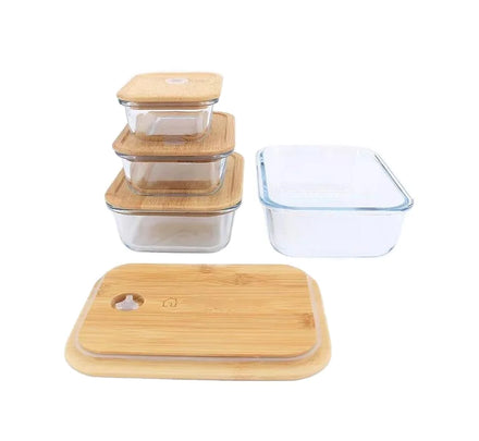 Airtight Glass Food Storage Containers with Lids Bento Boxes for Lunches Glass Bento Boxes