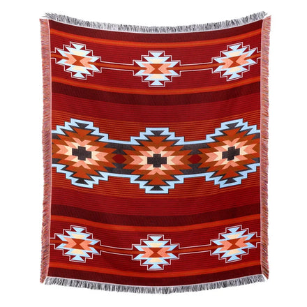Custom Woven Blanket Tapestry Custom Print Bohemian Psychedelic Trippy Hippy Mandala Tapestry Woven Blanket