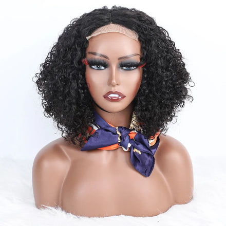 Curly 180% Density Hot Selling Brazilian Human Hair for Black Women Factory Price 4X1T HD Laced Frontale Wig