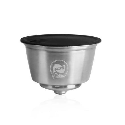 Wholesale Hot Sale Reusable Stainless Steel Coffee Filter Pod with Lid Dolce Gusto Capsule 30ml Eco-Friendly
