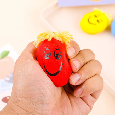 Squeeze Toys Flour People Changing Face Smiling Face Doll Funny Pinch Toys for Kids Adults