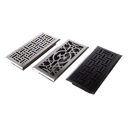 Air Conditioning Decorative Victorian Metal Galvanized Steel 4x10 Vent Cover Ventilation Return Floor air Vent for Hvac