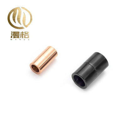 Stainless Steel Necklace Clasp Rose Gold and Black Jewelry Necklace Bracelet Connection