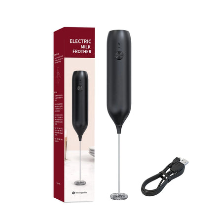 2024 New Handheld Portable Type C Rechargeable Lattes Coffee Foam Maker Electric Milk Frother