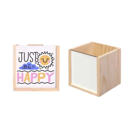 Wood Unfinished Crate with Sliding Lid Rectangular Solid Wood Pull-out Wooden Storage Jewelry Box Organizer