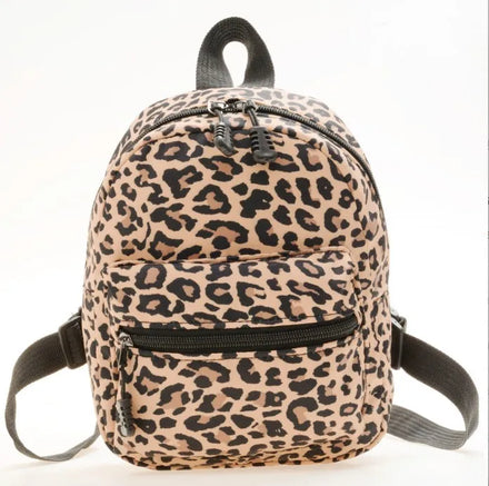 Korean Japanese Ins Super Hot Cow Pattern Lovely Girl Canvas Backpack Korean Version Soft Girl Children's Mini Schoolbag