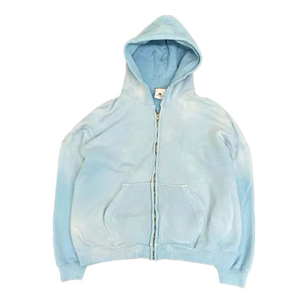 Oversized Acid Stone Washed Distressed Hoodie Custom Heavyweight Cotton French Terry Vintage Wash Mens Hoodies