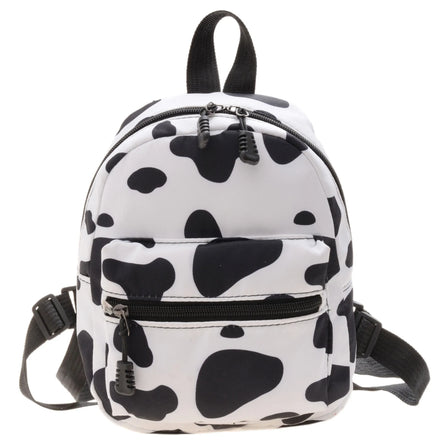 Cow Spots Cute Fashion School Bags for Girls Casual Women Girl College Style Canvas Polyester Waterproof Tote Backpack Bag