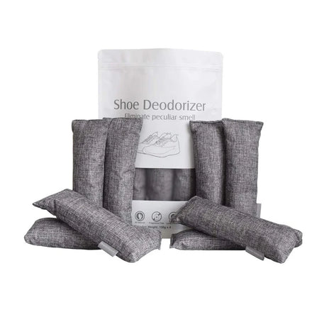 LEGREEN 75g*12pack Bamboo Charcoal Air Purifying Bags Shoe Deodorizer and Home Air Freshener Odor Absorber 12-Pack