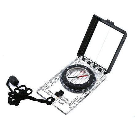 Wholesale Versatile Folding Compass with Lanyard Scale Mirror for Outdoor Camping