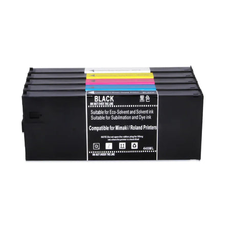 Ocbestjet 8 Colors 440ML LH100 for Mimaki UV Ink Cartridge Full With UV Ink for Mimaki JFX-1631 UJV-160 UJF-3042 Printer