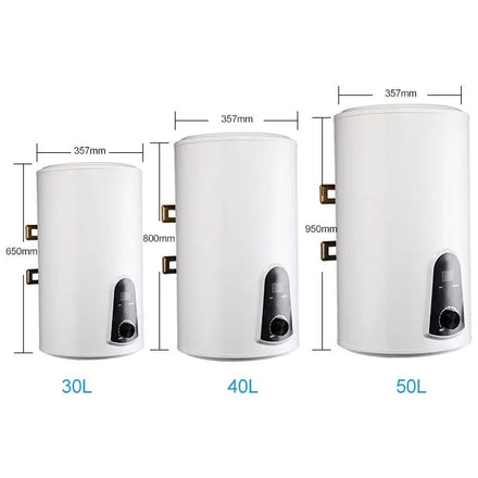 Factory Direct Supply Household Plastic Electric Water Heater Tank 40 Gallon Stainless Steel Tank Wall-Mounted Energy Efficient