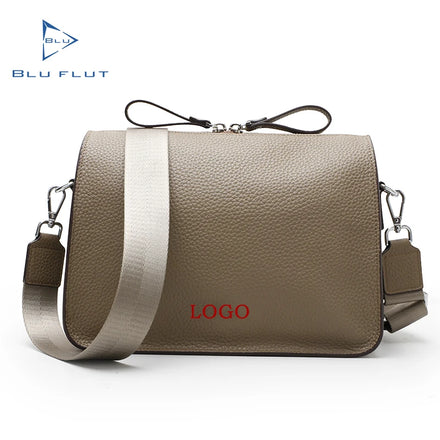 Bal Manent Large Capacity Men's Genuine Leather Crossbody Shoulder Bag Custom Fashionable Messenger Bag for Leisure Use All
