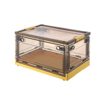 Five Door Storage Boxes Large Capacity Plastic Storage Container PP Foldable Rectangle Bin for Sundries
