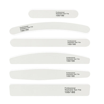 Small MOQ Custom Logo 100/100 Grit Nail Files Professional Nail File Girly Nail Files