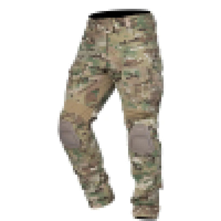 IDOGEAR Men G3 Camo Hunting Tactical Trousers Camouflage Pants Tactical Pants with Knee Pads