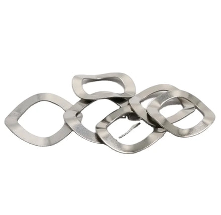 GB955 M3/M4/M8-M20 Stainless Steel Cured Spring Wave Washer 3 Wave 4 Wave Curved Waveform Washer Flat Washer Customized Size