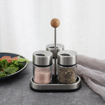 Chinagama Multifunction Shaker Bottle for Salt and Pepper with Stainless Seal Lid