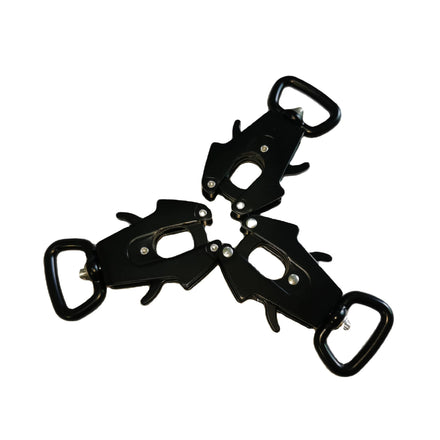 Rotating Dog Hook Aviation Aluminum Pet Collar Buckle Convenient Dog Leash Buckle for Pets