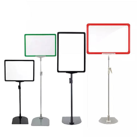 A4 Frame Sign Holder Stand Poster Stands Floor Standing Sign Holder for Display