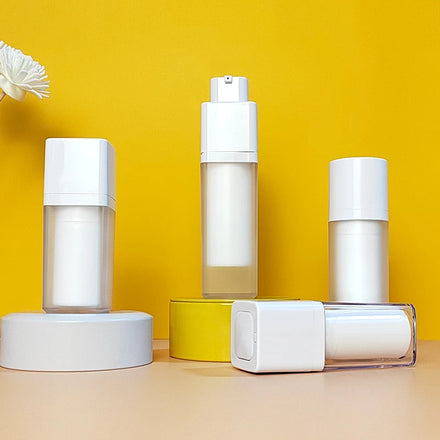 Cosmetic Packaging Plastic Airless Pump Bottle 15ml 30ml 50ml Lotion Emulsion Vacuum Twist Pump for Shampoo and Face Cream