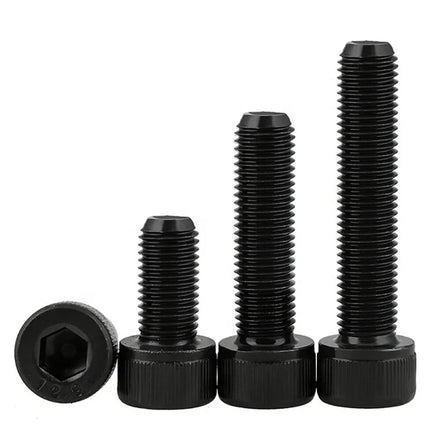 M2 M2.5 M3 M4 M5 M6 M8 Grade 12.9 DIN912 High Strength Black Oxide Steel Allen Bolts Hex Socket Cap Head Screws