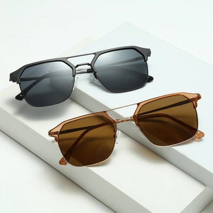 2026 Retro Sunglasses Classic Metal Sunglasses Ladies Style Polarized Lens Sunglasses