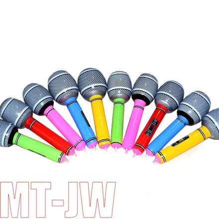 US Market Hot Sale Inflatable Musical Instruments Inflatable Microphone Toys for Kids